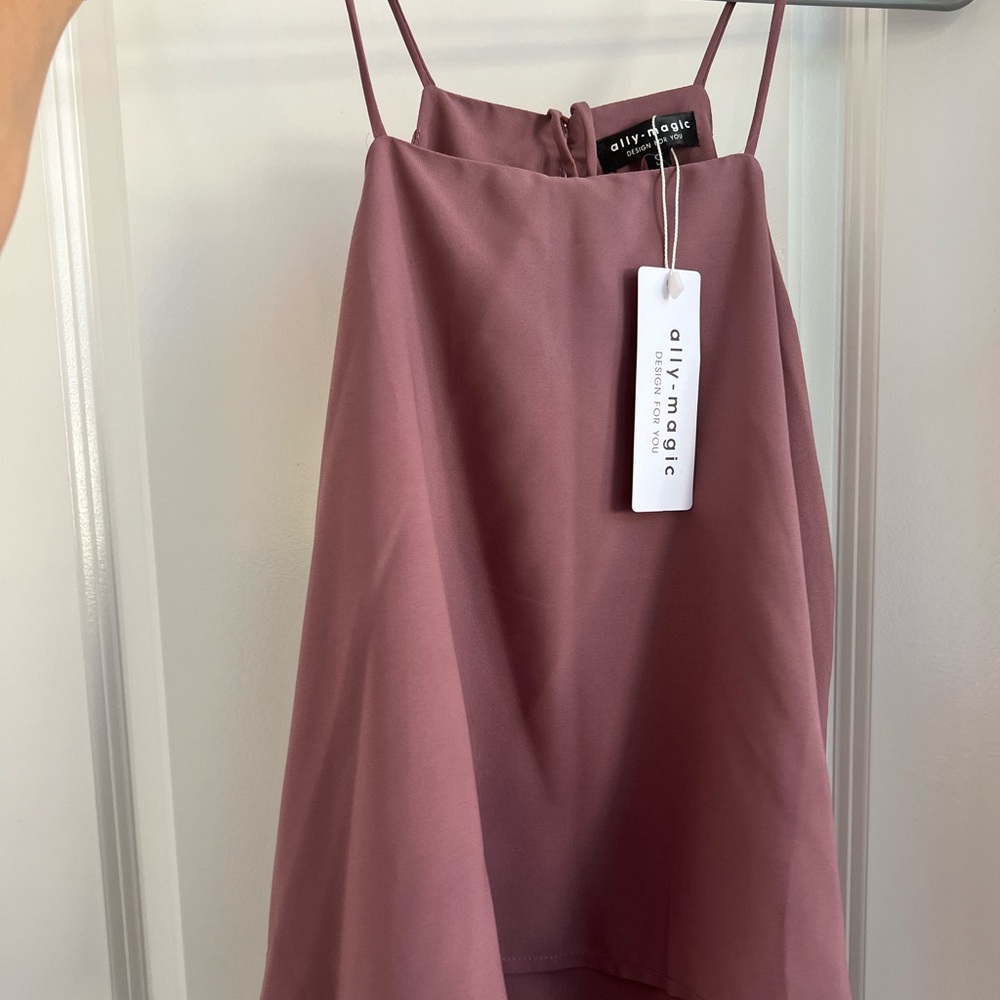 NWT mauve flowy tank